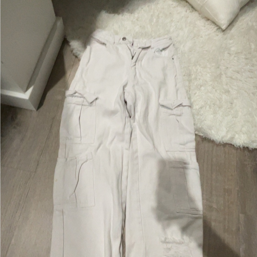 Light Gray Cargo Pants